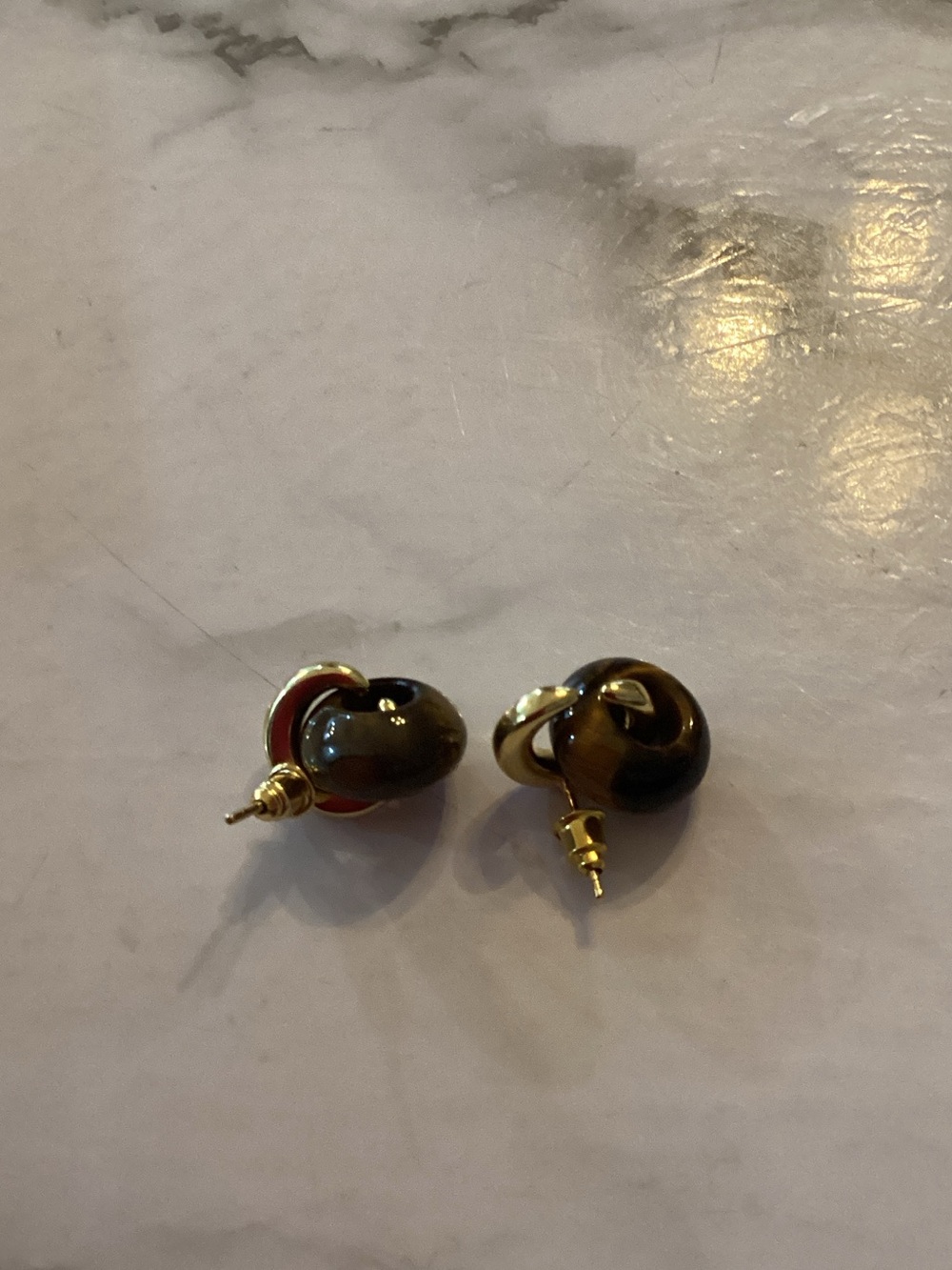 Brook and Bloom 18 k gold plated Charlotte Earrings